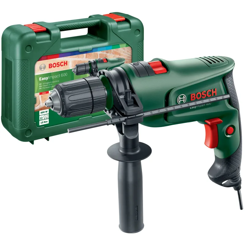 Bosch-v taladro 600w mm.13 kit easy impact 600