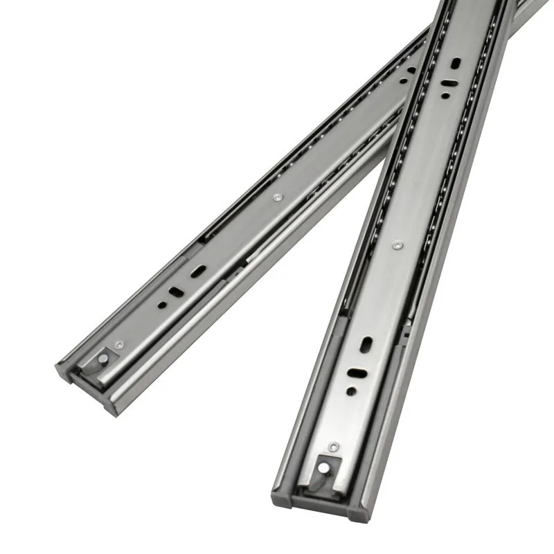 Correderas para cajones corredera de extensión completa corredera para servicio pesado corredera telescópica guía de bolas 45 mm 550 mm 6 piezas