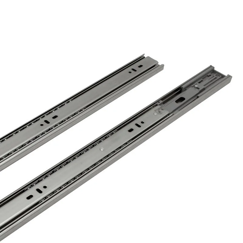 Correderas para cajones corredera de extensión completa corredera para servicio pesado corredera telescópica guía de bolas 45 mm 400 mm 6 piezas