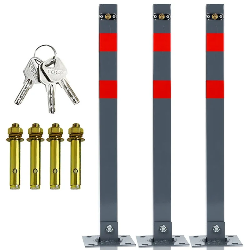 Park auto boundary post fireman post poste plegable poste plegable 65cm 3 piezas