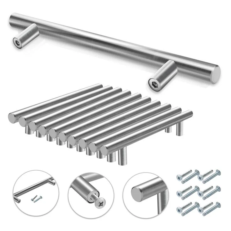 Tiradores para muebles tiradores para armario tirador para armario de cocina baño tirador para cocina oficina 220*160*10mm 50 piezas