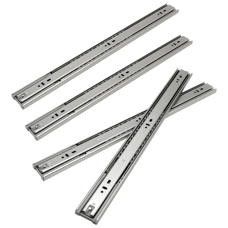 Correderas para cajones corredera de extensión completa corredera de alta resistencia corredera telescópica guía de bolas 45 mm 350 mm 20 piezas