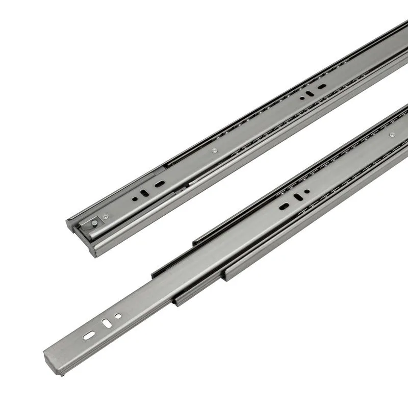 Correderas para cajones corredera de extensión completa corredera para servicio pesado corredera telescópica guía de bolas 45 mm 500 mm 6 piezas