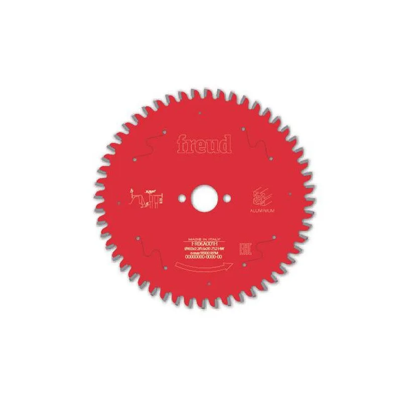 Hoja para sierra circular portátil freud - ø190 2,5/1,6 al30 z56 tp -5° - f03fs09815 -fr13a002h