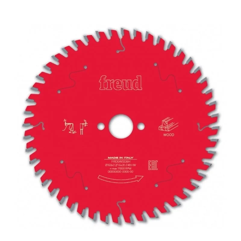 Hoja para sierra circular portátil freud - ø305 2,4/1,8 al30 z72 ba -5° - f03fs09763 -fr29w002m
