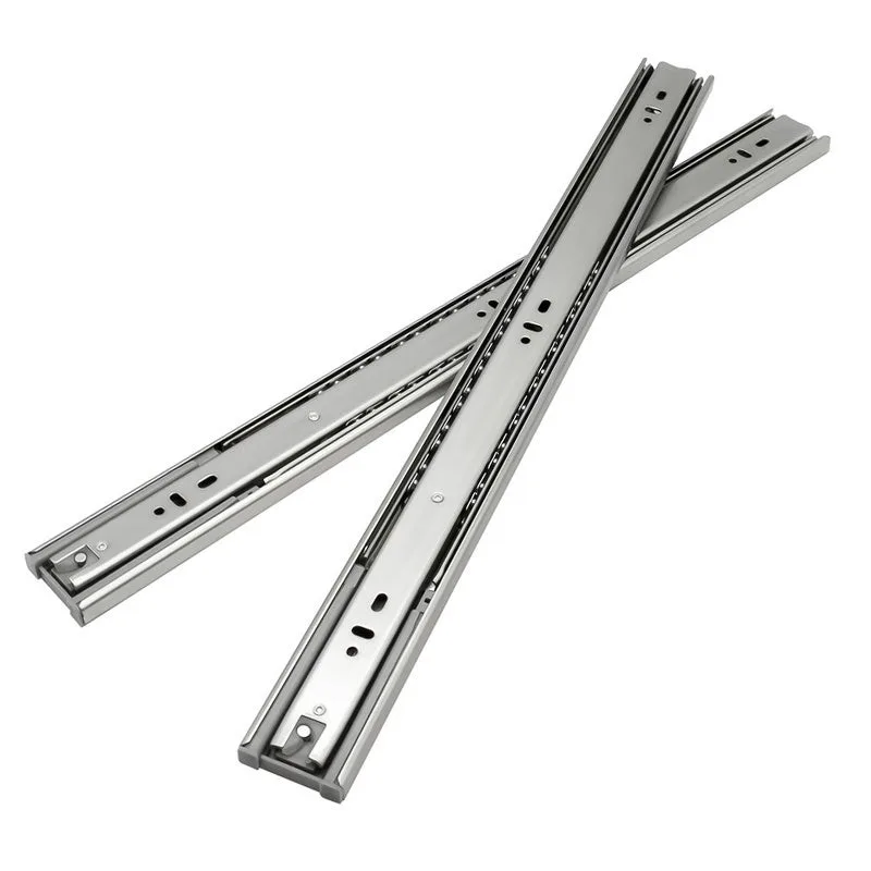 Correderas para cajones corredera de extensión completa corredera de alta resistencia corredera telescópica guía de bolas 45 mm 450 mm 6 piezas
