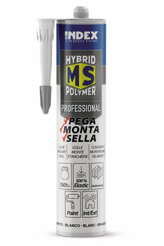 Adhesivo hybrid ms polymer professional 290 ml. marrón (caja de 12 uds.)