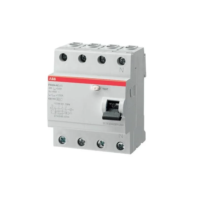 Abb diferencial fh204ac 25a 4p ac 30ma 2csf204004r1250