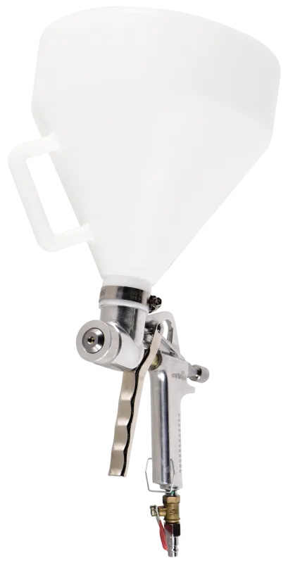 Pistola pulverizadora neumática de embudo cevik ca-1805 de 8 bares
