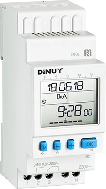 Reloj digital 2 mod c/res. 1 canal dinuy