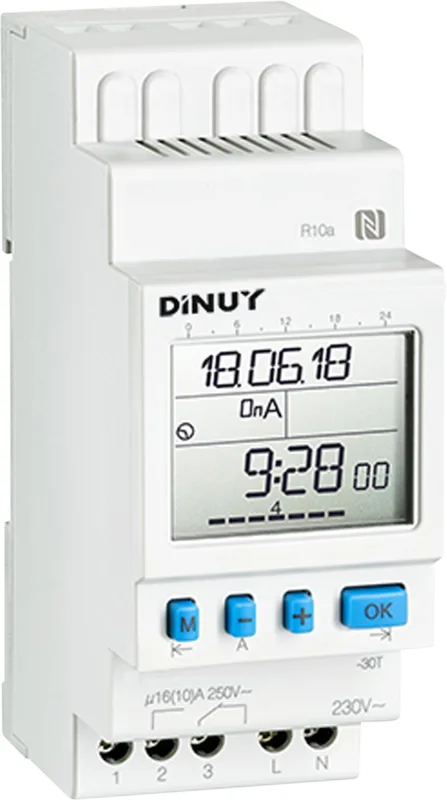 Reloj digital 2 mod c/res. 2 canal dinuy