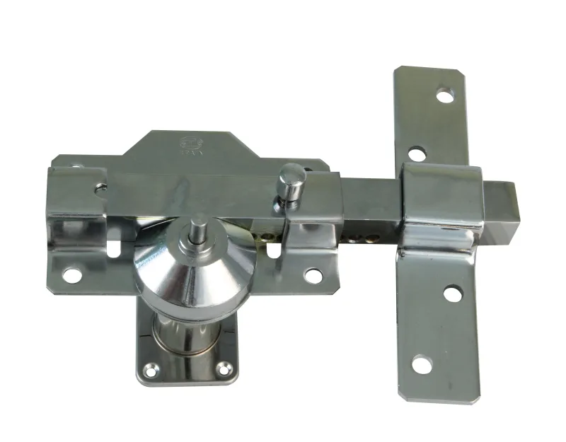 Cerrojo botón-cilindro 105mm cromo amig mod.1