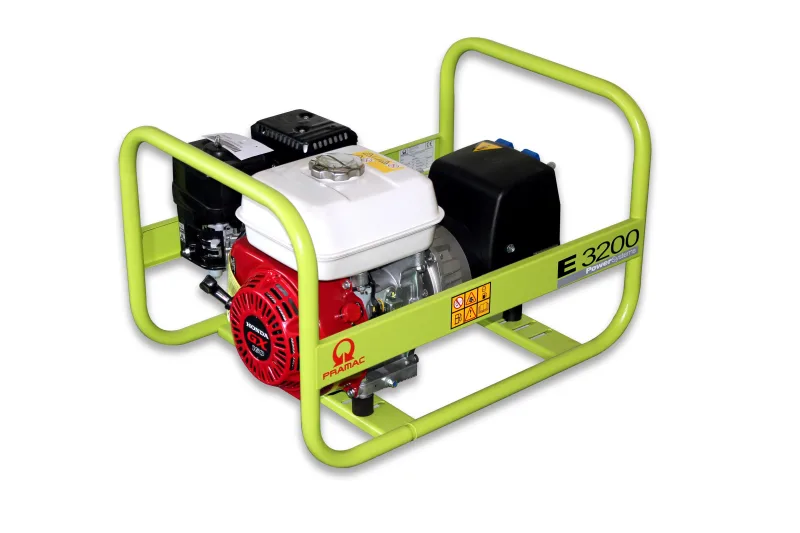 Generador pramac e3200 gasolina sin plomo de 2200 w, motor honda