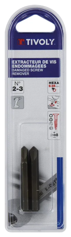 Extractores de tornillos dañados