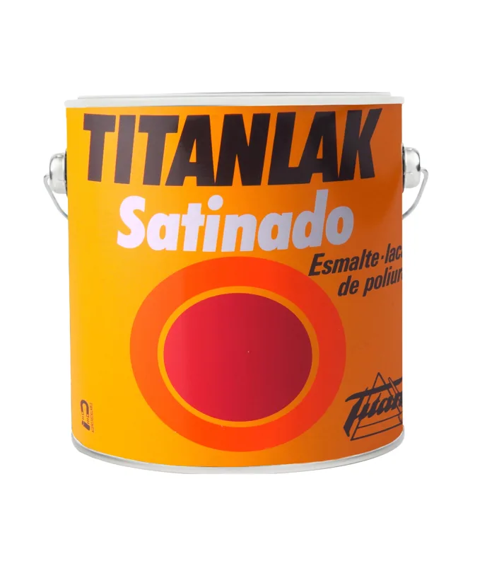 Esmalte interior titanlak color blanco satinado 2.5l para puertas, ventanas y muebles