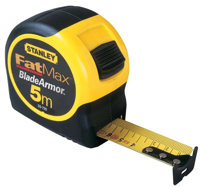 Flexómetro enrollable stanley de 5 a 8 m