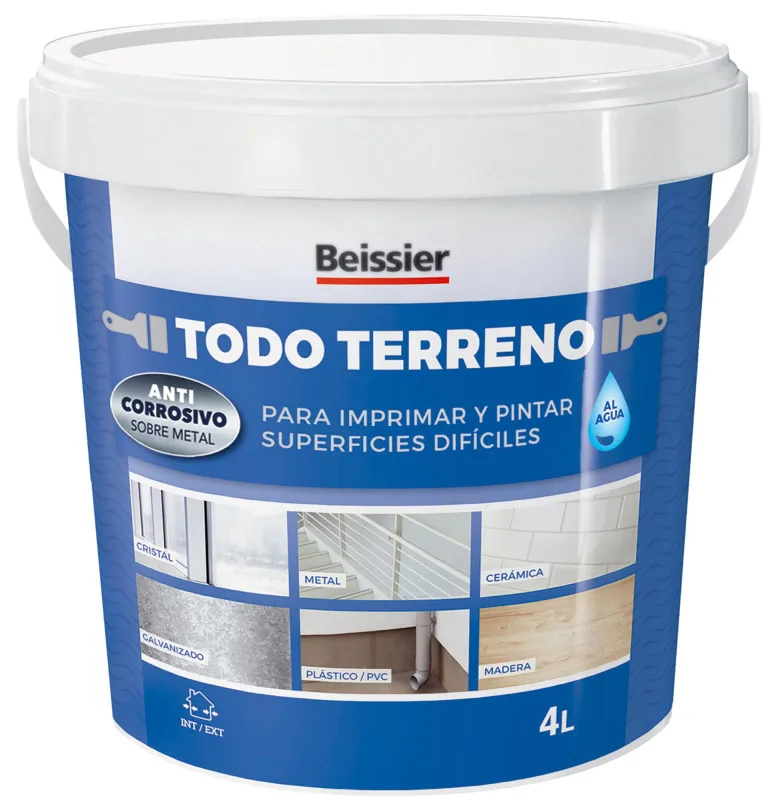 Imprimación todoterreno al agua beissier 4l blanco