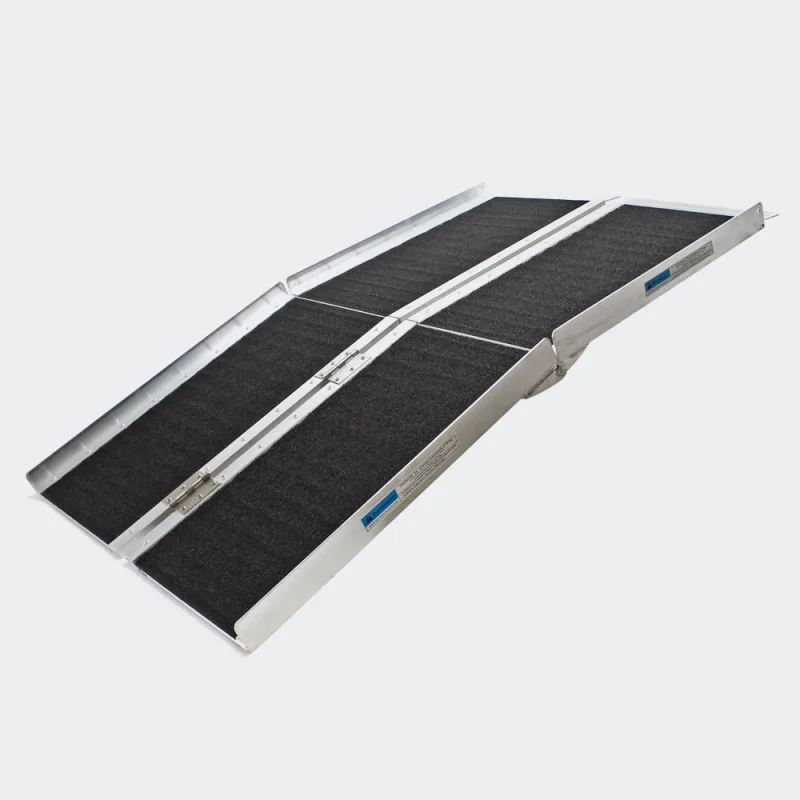 Rampa plegable de aluminio para silla de ruedas 305 x 72 cm 270 kg máximo negro 3416014/2 3416014/3