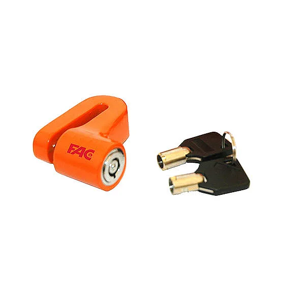 Candado antirrobo para moto con llave tubular