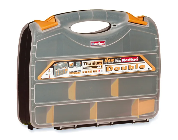 Estuche para tornillos de 29x8x38 cm con 42 huecos