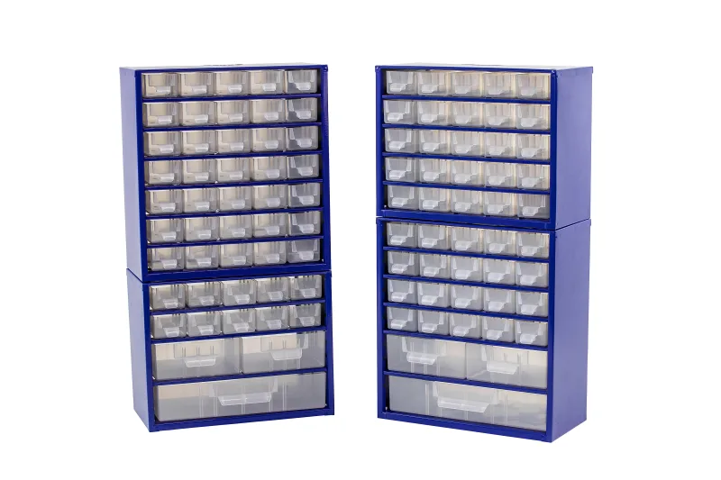 Organizador de tornillos de polipropileno con 35 cajones de 32.8x30.5x14.5 cm