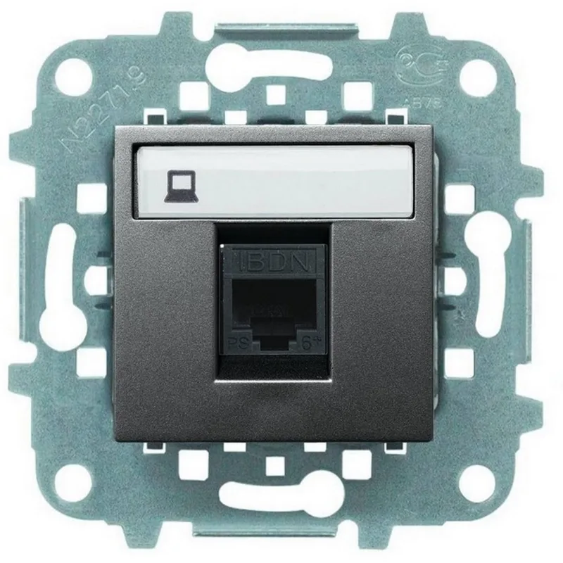 Toma de red niessen zenit antracita