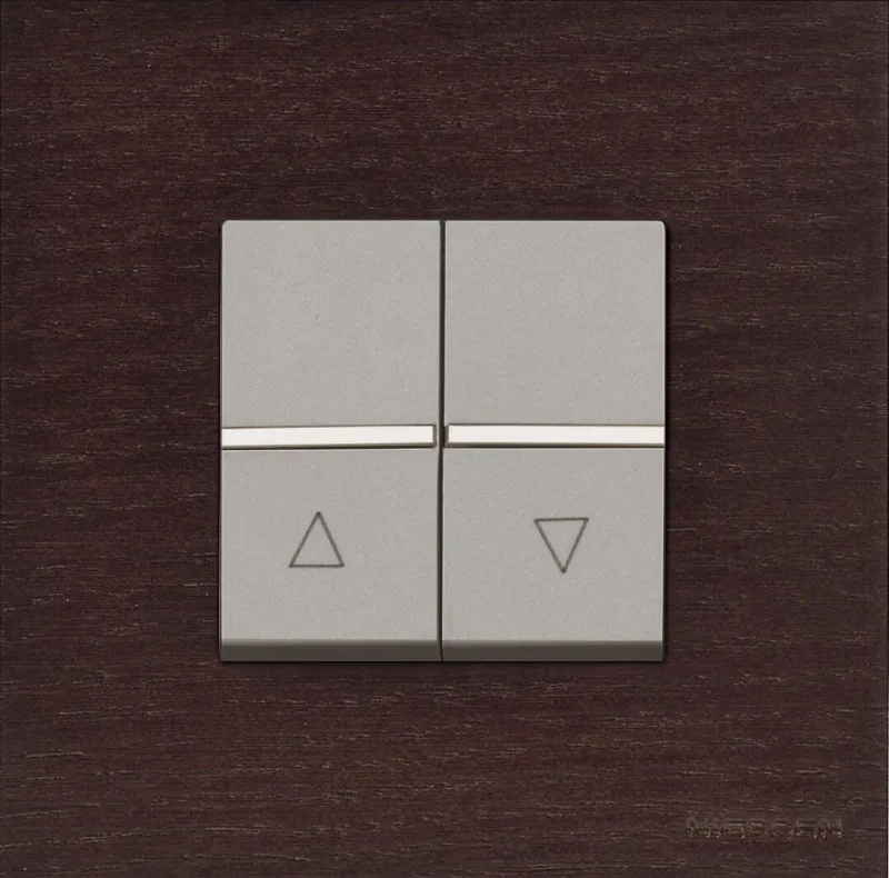 Interruptor de persianas niessen zenit plata