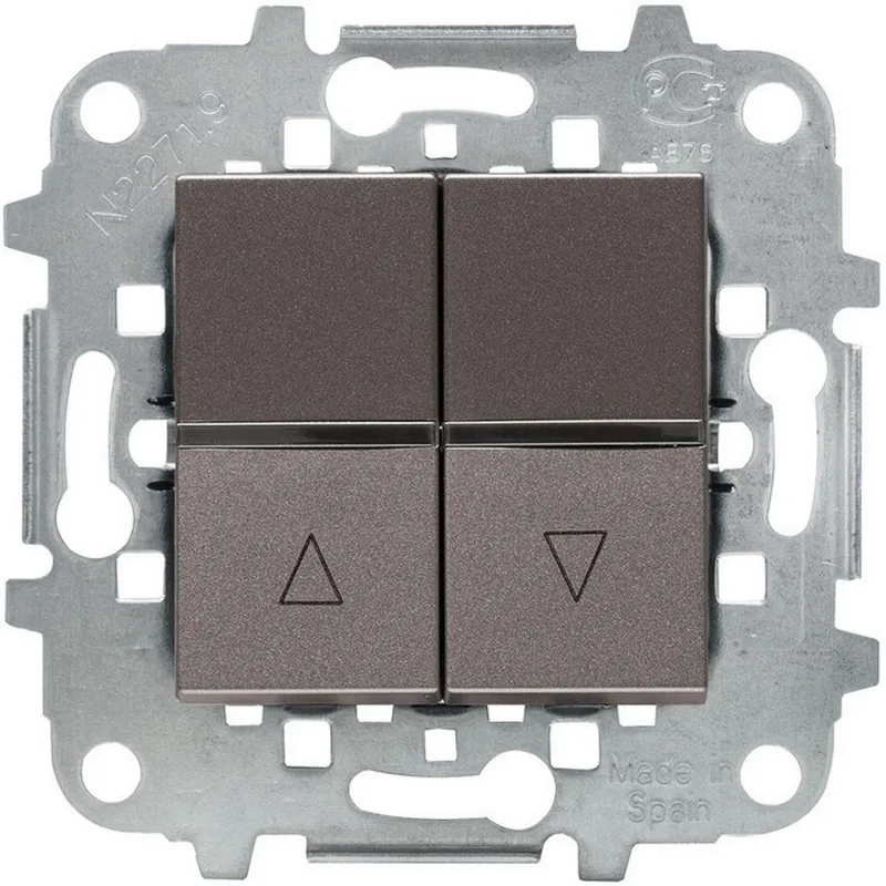 Interruptor de persianas niessen zenit antracita