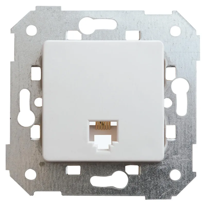 Toma de red simon play blanco