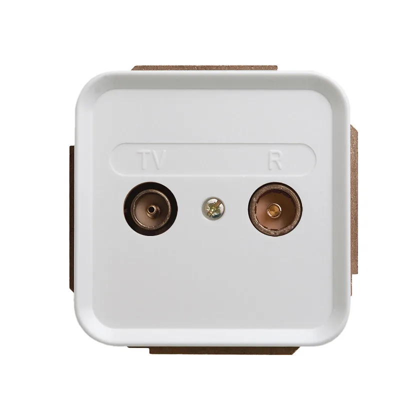 Toma de tv final simon 31 blanco