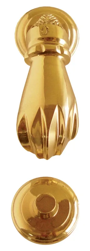 Llamador de puerta de entrada de latón de latón