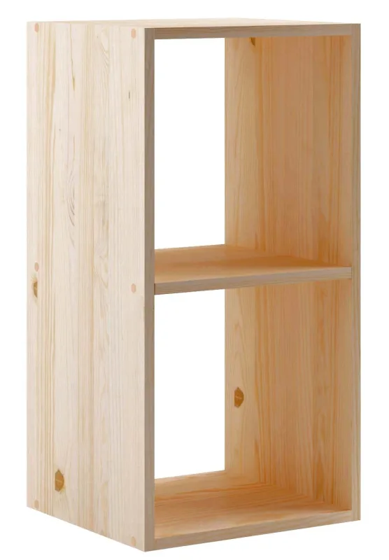 Estantería de madera en kit dinamic de 36,2x70,8x33 cm y 50 kg max, por balda