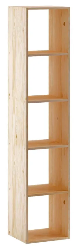 Estantería de madera en kit dinamic de 36,2x174,6x33 cm y 50 kg max, por balda