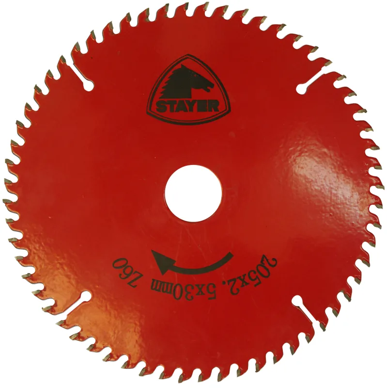 Disco de sierra circular stayer para aluminio, 205 x 30 x 2,5 mm y 60 dientes