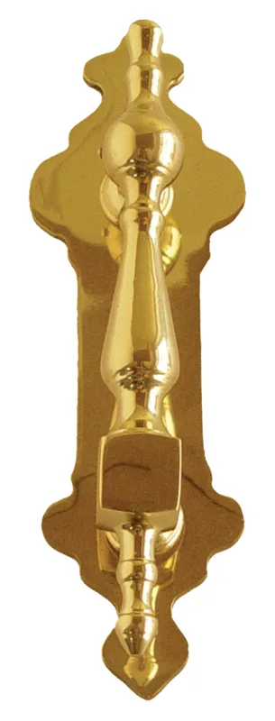 Llamador de puerta de entrada de latón de latón