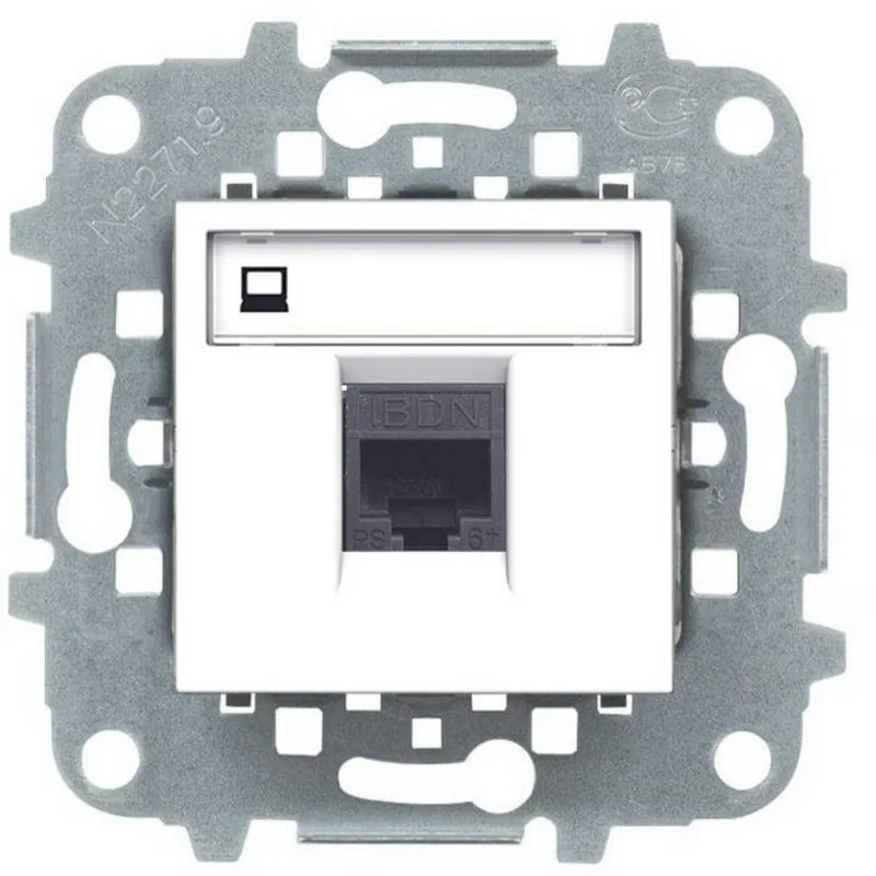 Toma de red niessen zenit blanco