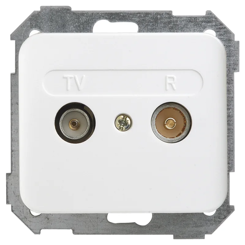 Toma de tv final simon 75 plata