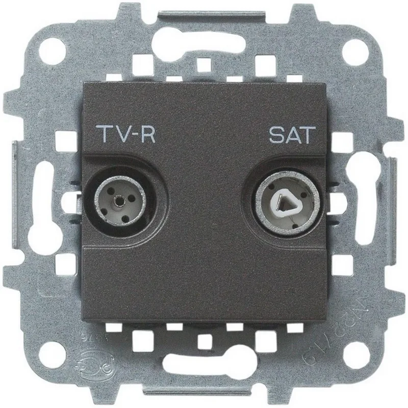 Toma de tv intermedia niessen zenit antracita