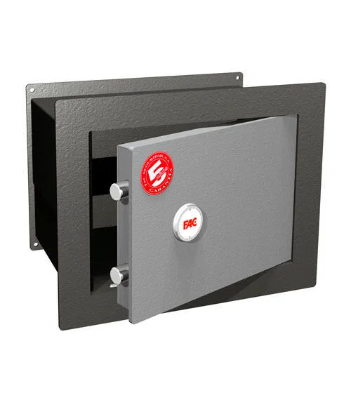 Caja fuerte de empotrar en la pared fac 100 ll 37x29x22 cm 11l