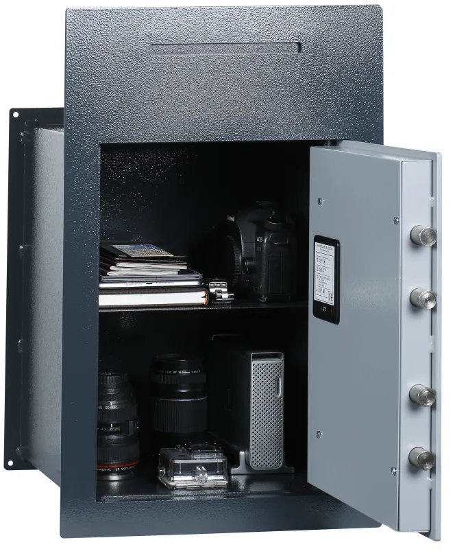 Caja fuerte de empotrar en la pared fac 13034 38x60x31 cm