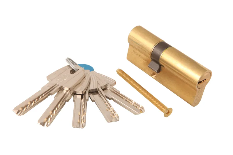 Bombin para cerradura tesa t60 de 30 + 40 mm latonado