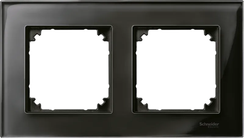 Marco doble system m cristal negro