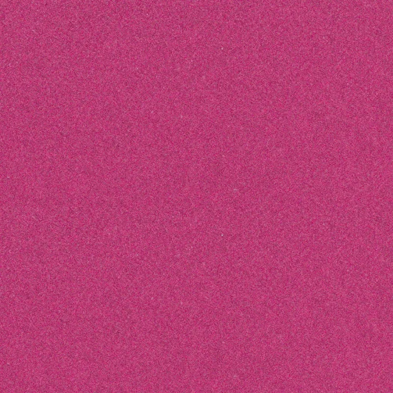 Revestimiento adhesivo mural liso rosa flocado de 0.45 x 1.5m