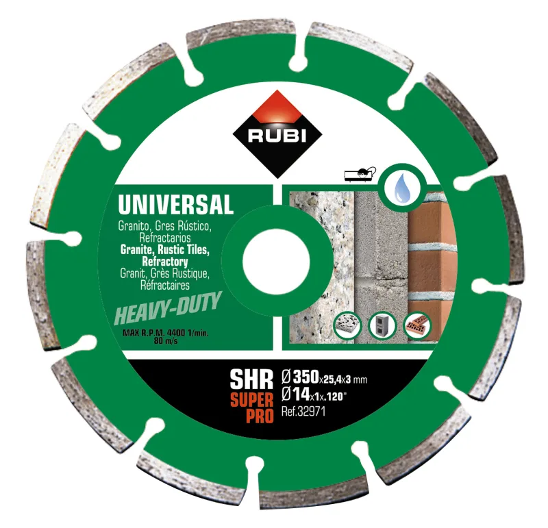 Disco diamante rubi de llanta segmentada