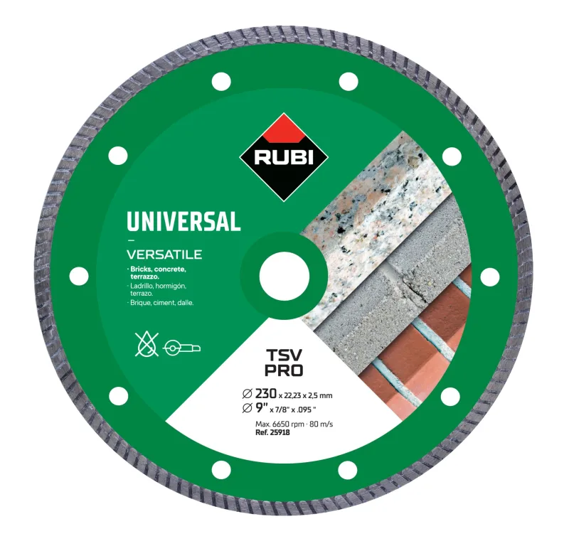 Disco diamantado rubi turbo tsv-230 pro