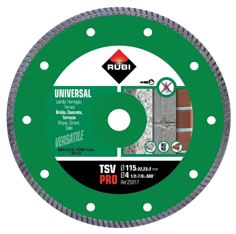 Disco diamante rubi tsv-115 pro