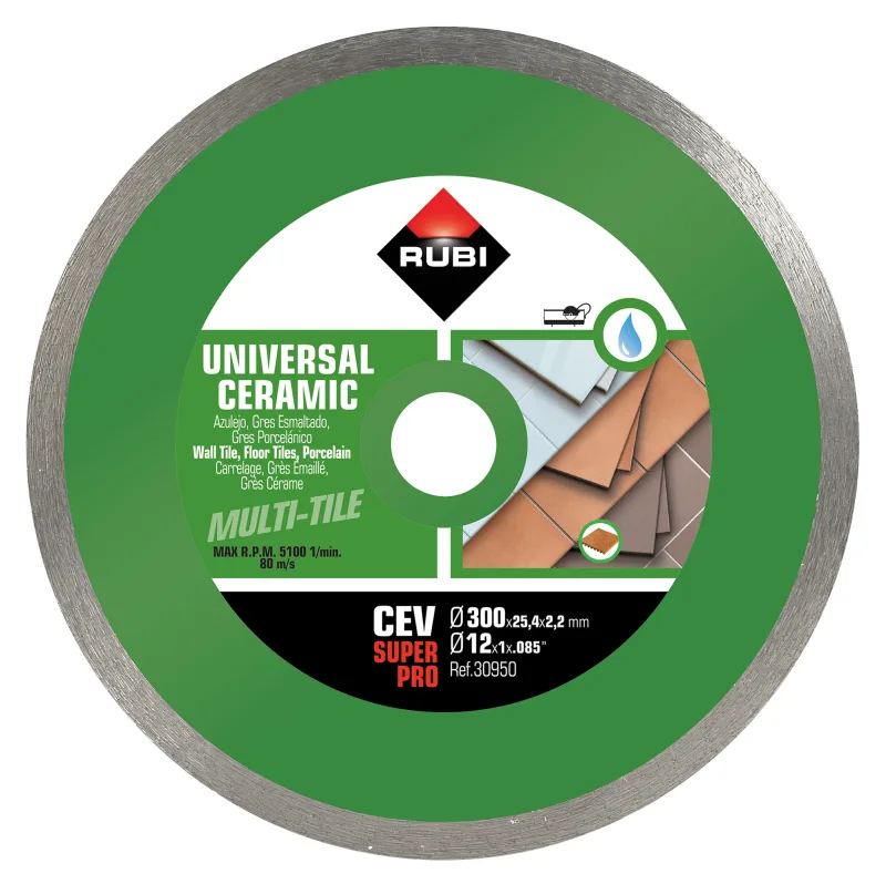 Disco diamante rubi de llanta continua