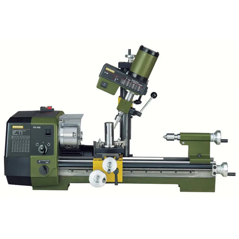 Dispositivo de fresado y taladrado pf 230 para el torno pd 230/e proxxon
