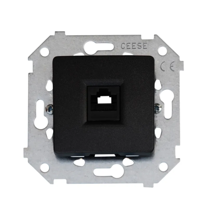 Toma de red ceese 2000 antracita