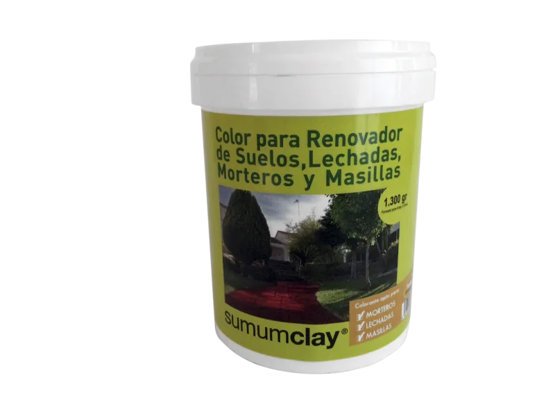 Pigmento en polvo sumumclay color cuero 1.3 kg base agua
